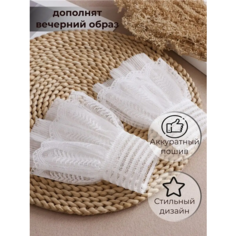 Перчатки , размер One size, серебристый Без бренда
