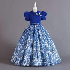 Платье, размер 110, синий Max Garment