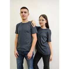 Футболка WELLWEAR, размер 54, графит