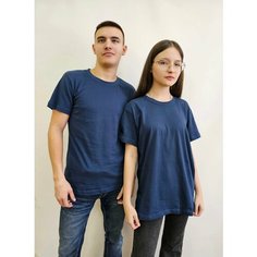 Футболка WELLWEAR, размер 50, темно-синий
