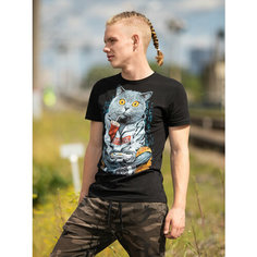 Футболка MixFix, размер S, чёрный
