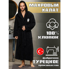 Халат NORTEKS, размер 5XL, черный