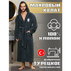 Халат NORTEKS, размер 2XL, темно-серый