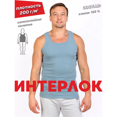 Майка Чебоксарский Трикотаж, размер S, рост 170-176, серый