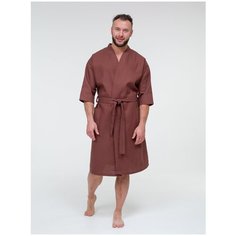 Халат для кормящих мам BIO-TEXTILES, размер 44-46, Шоколадный