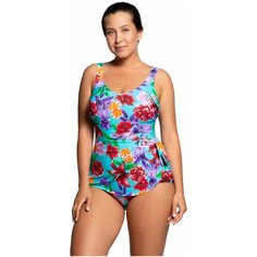 Купальник Lightswim, размер 48-50, фиолетовый, белый, мультиколор, оранжевый, черный, розовый, бирюзовый, желтый, зеленый, голубой, красный