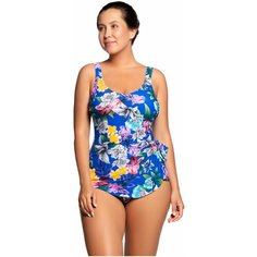 Купальник Lightswim, размер 48-50, фиолетовый, белый, мультиколор, черный, розовый, желтый, бирюзовый, зеленый, синий, голубой, красный