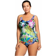 Купальник Lightswim, размер 44-46, фиолетовый, белый, мультиколор, оранжевый, фуксия, розовый, черный, бирюзовый, желтый, коралловый, синий, зеленый, голубой