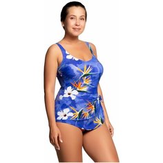 Купальник Lightswim, размер 48-50, белый, мультиколор, оранжевый, желтый, синий, зеленый, голубой, коричневый