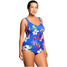 Купальник Lightswim, размер 44-46, белый, мультиколор, оранжевый, розовый, желтый, бирюзовый, коралловый, синий, зеленый, голубой, красный