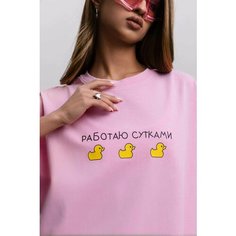 Футболка M&Z, размер Onesize, розовый