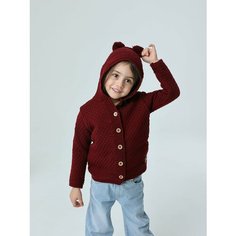 Кардиган Dvora, размер 32, бордовый
