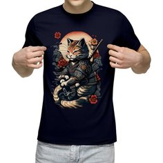 Футболка Us Basic, размер L, темно-синий