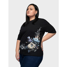 Футболка MixFix, размер 4XL, чёрный