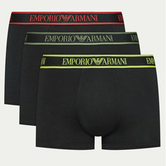 Трусы EMPORIO ARMANI, комплект из 3 шт., размер XL, черный