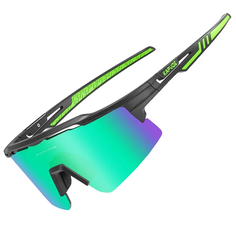 Солнцезащитные очки Kapvoe, черный/зеленый