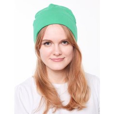 Шапка бини ANRU, размер Универсальный, зеленый