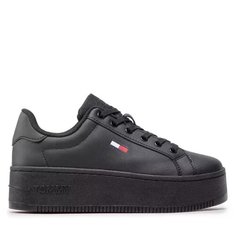 Кеды TOMMY HILFIGER, размер 38 EU, черный