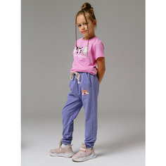 Брюки спортивные Ohana kids, размер 98-104, фиолетовый