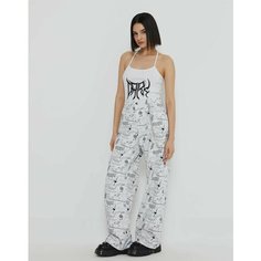 Джинсы Gloria Jeans Ready! Steady! Go!, размер 16-17л/170 (46), мультиколор, белый