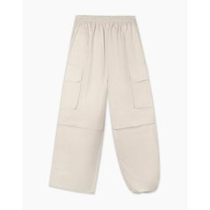 Брюки спортивные Gloria Jeans, размер 14-16л/164-170, светло-бежевый