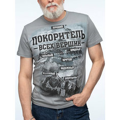 Футболка MixFix, размер S, серый