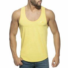 Майка Addicted U-Neck Cotton Tank Top, размер M, yellow