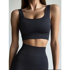 Топ для кормящих мам M.Secret спортивный, 1 шт., размер M (44-46), черный "black is black"