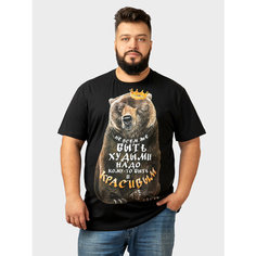 Футболка MixFix, размер 4XL, черный