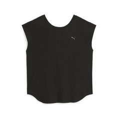 Футболка PUMA Studio Foundations Tee, размер L, черный