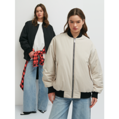 Бомбер Vittoria Vicci, размер XXL/3XL, черный, бежевый