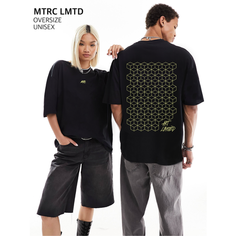Футболка PATTERN, размер 44/46, черный Mtrc Lmtd