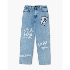 Джинсы Gloria Jeans Ready! Steady! Go!, размер 14-16л/170-176, синий