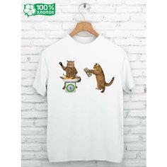 Футболка GISTON, размер XL / 50 - 52, белый