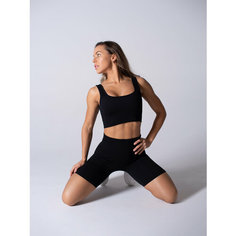 Топ Elizavella Fitness Line, размер M, черный, Черный