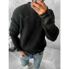 Свитер размер M, , черный Skos Fashion