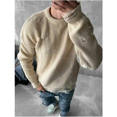 Свитер размер XL, , бежевый Skos Fashion