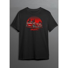 Футболка CherryPie, размер XXL, черный