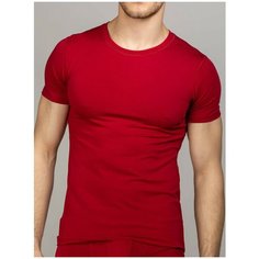Футболка Tactilica, 1 шт., размер 4XL, бордовый