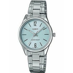 Наручные часы CASIO Collection, серебристый/голубой