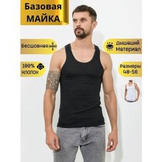 Майка LIDER, размер 56, черный Лидер
