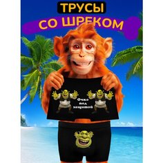 Трусы , размер 2XL, зеленый Нет бренда
