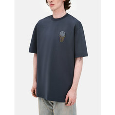 Футболка Яндекс «Культурный код», мороженое, размер L, серый