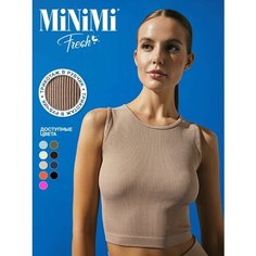 Топ MiNiMi, 1 шт., размер 48 (L), темно-бежевый, Cappuccino