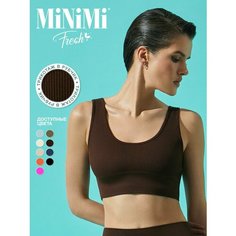 Топ MiNiMi, 1 шт., размер 50 (XL), шоколадный, Cioccolata