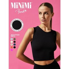 Топ MiNiMi, 1 шт., размер 48 (L), черный, Nero