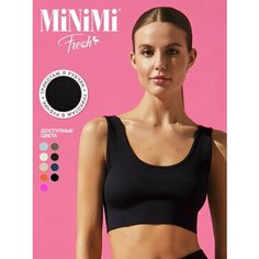 Топ MiNiMi, 1 шт., размер 48 (L), черный, Nero