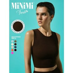 Топ MiNiMi, 1 шт., размер 48 (L), шоколадный, Cioccolata