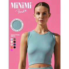 Топ MiNiMi, 1 шт., размер 48 (L), серый, Nebbia