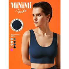 Топ MiNiMi, 1 шт., размер 48 (L), синий, Jeans